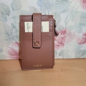 Lodis Julia card case in brown, NEW unused
